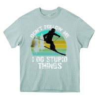 Arona Don t Follow Me I Do Stupid Things Heavy Core Tee - Bettercallsaul