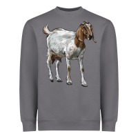 Storm Boer Goat Heavyweight Sweatshirt - LillyAllenDesigns