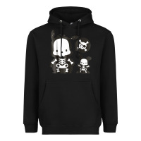 Black pochacco skeleton halloween shirt Heavyweight Hoodie - longCreatives