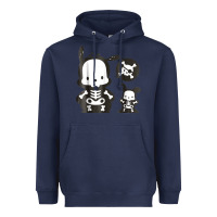 Navy pochacco skeleton halloween shirt Heavyweight Hoodie - longCreatives