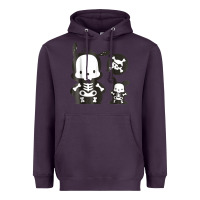 Plum pochacco skeleton halloween shirt Heavyweight Hoodie - longCreatives