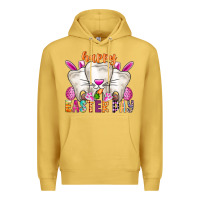 Antique Gold Happy Easter Premium Hoodie - CowhideDigitalArt