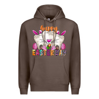 Coffee Happy Easter Premium Hoodie - CowhideDigitalArt
