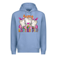 Colony Blue Happy Easter Premium Hoodie - CowhideDigitalArt