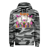 Slate Camo Happy Easter Premium Hoodie - CowhideDigitalArt