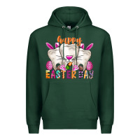 Sports Green Happy Easter Premium Hoodie - CowhideDigitalArt
