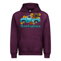 Mauve Wine thanksgiving truck turkey Urban Hoodie - AdoDesignShop