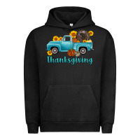 Pigment Black thanksgiving truck turkey Urban Hoodie - AdoDesignShop