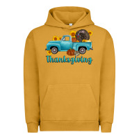 Pigment Peanut Butter thanksgiving truck turkey Urban Hoodie - AdoDesignShop