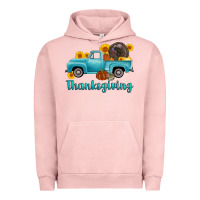 Pigment Salmon thanksgiving truck turkey Urban Hoodie - AdoDesignShop