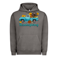 Pigment Tornado thanksgiving truck turkey Urban Hoodie - AdoDesignShop