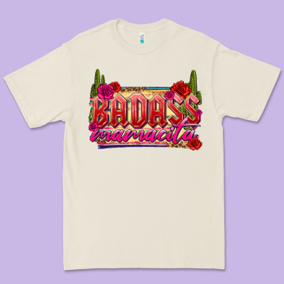 Badass Mamacita Premium Tee Designed By Texasbilliewilder