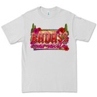 Dove Grey Badass Mamacita Premium Tee - texasbilliewilder