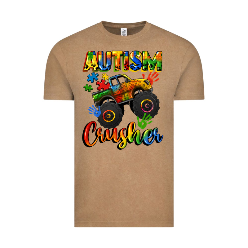 Autism Crusher Vintage Tee by CowGirlArtShop | Teevron
