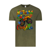 Vintage Olive autism crusher Vintage Tee - CowGirlArtShop