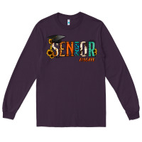 Plum Mom of a Senior 2021 Long Sleeve Tee - Jasminsmagicworld