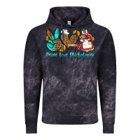 Cloud Black peace love phlebotomy Vintage Hoodie - OliviaCreatesArt