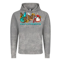 Cloud Rock peace love phlebotomy Vintage Hoodie - OliviaCreatesArt