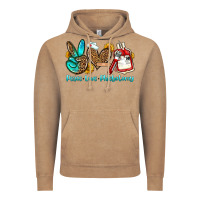 Vintage Coffee peace love phlebotomy Vintage Hoodie - OliviaCreatesArt