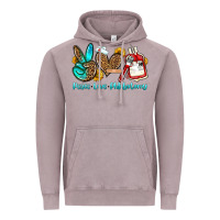 Vintage Zinc peace love phlebotomy Vintage Hoodie - OliviaCreatesArt
