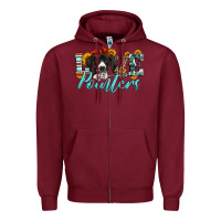 Burgundy love german shorthaired pointers Zipper Hoodie - Artiststas