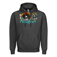 Charcoal Heather love german shorthaired pointers Zipper Hoodie - Artiststas