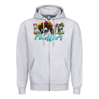 Heather Grey love german shorthaired pointers Zipper Hoodie - Artiststas