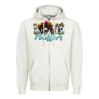 Oatmeal Heather love german shorthaired pointers Zipper Hoodie - Artiststas