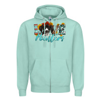Seafoam love german shorthaired pointers Zipper Hoodie - Artiststas
