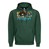 Sports Green love german shorthaired pointers Zipper Hoodie - Artiststas