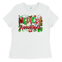 White christmas medical assistant Ladies Tee - texasbilliewilder