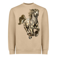 Mushroom percheron horse Heavyweight Sweatshirt - LillyAllenDesigns