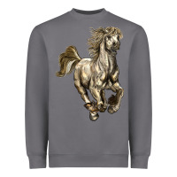 Storm percheron horse Heavyweight Sweatshirt - LillyAllenDesigns