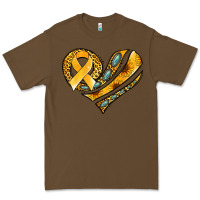 Cacao childhood cancer awareness heart Premium Tee - Jasminsmagicworld