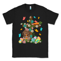 Black Western Rabbit with Cross Easter Day Classic Tee - HowdyJamesFarm