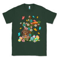 Sports Green Western Rabbit with Cross Easter Day Classic Tee - HowdyJamesFarm