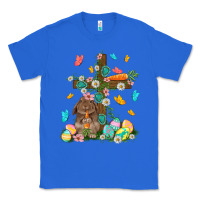 True Royal Western Rabbit with Cross Easter Day Classic Tee - HowdyJamesFarm