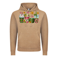 Vintage Coffee stuck on you cactus coffee cups Vintage Hoodie - OliviaCreatesArt