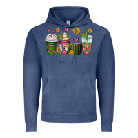 Vintage Denim stuck on you cactus coffee cups Vintage Hoodie - OliviaCreatesArt