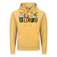 Vintage Mustard stuck on you cactus coffee cups Vintage Hoodie - OliviaCreatesArt