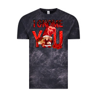 Cloud Black I gnome you with roses Valentine's Day Vintage Tee - HowdyJamesFarm