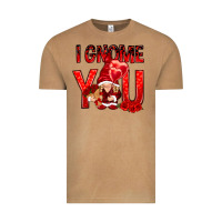 I Gnome You With Roses Valentine's Day Vintage Tee | Teevron
