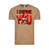 Vintage Coffee I gnome you with roses Valentine's Day Vintage Tee - HowdyJamesFarm