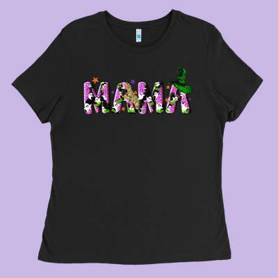 Halloween Spooky Mama Ladies Tee Designed By Nancycooperartshop