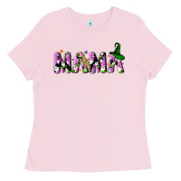 Bubblegum Pink Halloween spooky Mama Ladies Tee - NancyCooperArtShop