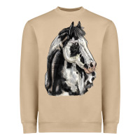 Mushroom paint horse Heavyweight Sweatshirt - LillyAllenDesigns
