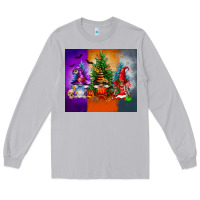 Moon Dust halloween gnomes Long Sleeve Tee - FaDigitalArtStudio