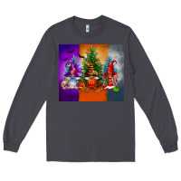 Smoke halloween gnomes Long Sleeve Tee - FaDigitalArtStudio