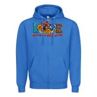 True Royal love german shepherd Zipper Hoodie - Artiststas