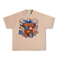 Moo Rica Highland Cow Urban Heavy Tee | Teevron